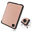 E-reader Hoes geschikt voor Kobo Clara 2E - Sleepcover - Tri-Fold Book Case - Auto/Wake functie - Magnetische sluiting - Rose Goud