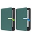 E-reader Hoes geschikt voor Kobo Clara 2E - Sleepcover - Tri-Fold Book Case - Auto/Wake functie - Magnetische sluiting - Donker Groen