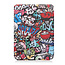 E-reader Hoes geschikt voor Kobo Clara 2E - Sleepcover - Tri-Fold Book Case - Auto/Wake functie - Magnetische sluiting - Graffiti