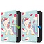 E-reader Hoes geschikt voor Kobo Clara 2E - Sleepcover - Tri-Fold Book Case - Auto/Wake functie - Magnetische sluiting - Eenhoorn