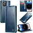 CaseMe - Telefoonhoesje geschikt voor Apple iPhone 14 Pro - Flip Wallet Case - Magneetsluiting - Blauw
