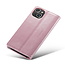 CaseMe - Telefoonhoesje geschikt voor Apple iPhone 14 Plus - Flip Wallet Case - Magneetsluiting - Roze