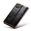 CaseMe - Telefoonhoesje geschikt voor Apple iPhone 14 Plus - Flip Wallet Case - Magneetsluiting - Bruin