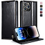 CaseMe - Telefoonhoesje geschikt voor Apple iPhone 14 Pro Max - Flip Wallet Case -  Magneetsluiting - Zwart