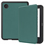 E-reader Hoes geschikt voor Kobo Clara 2E - Sleepcover - Tri-Fold Book Case - Auto/Wake functie - Magnetische sluiting - Donker Groen