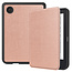 E-reader Hoes geschikt voor Kobo Clara 2E - Sleepcover - Tri-Fold Book Case - Auto/Wake functie - Magnetische sluiting - Rose Goud