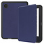 E-reader Hoes geschikt voor Kobo Clara 2E - Sleepcover - Tri-Fold Book Case - Auto/Wake functie - Magnetische sluiting - Donker Blauw