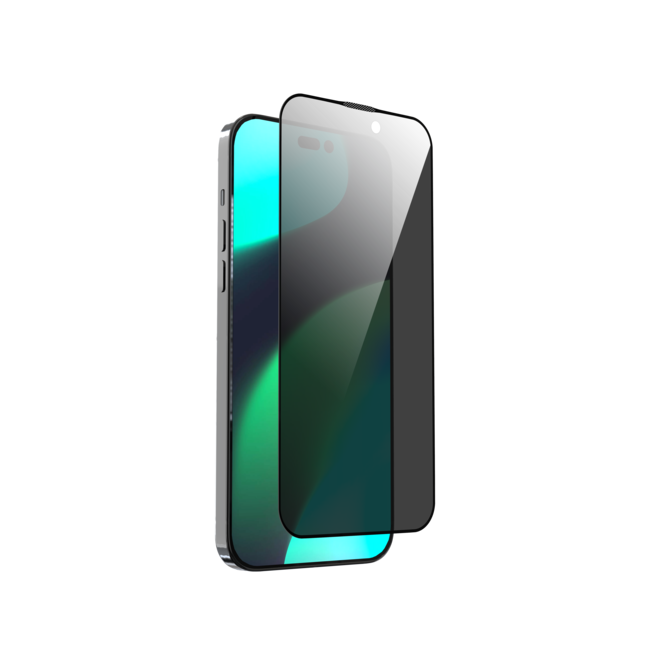 Screenprotector geschikt voor Apple iPhone 14 Pro Max - Devia Privacy Screenprotector - Tempered Glass