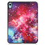 Case2go - Tablet hoes geschikt voor Apple iPad 11 (2025) A16 / Apple iPad 10.9 (2022) - Tri-fold hoes met Auto/Wake functie en Magnetische sluiting - Galaxy