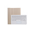 Case2go - Bluetooth Toetsenbord hoes geschikt voor Apple iPad 10 - 10.9 Inch (2022) - QWERTY keyboard met Touchpad - Goud