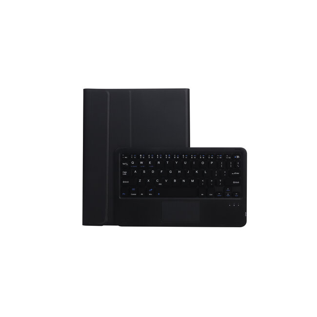 Case2go - Bluetooth Toetsenbord hoes geschikt voor Apple iPad 10 - 10.9 Inch (2022) - QWERTY keyboard met Touchpad - Zwart