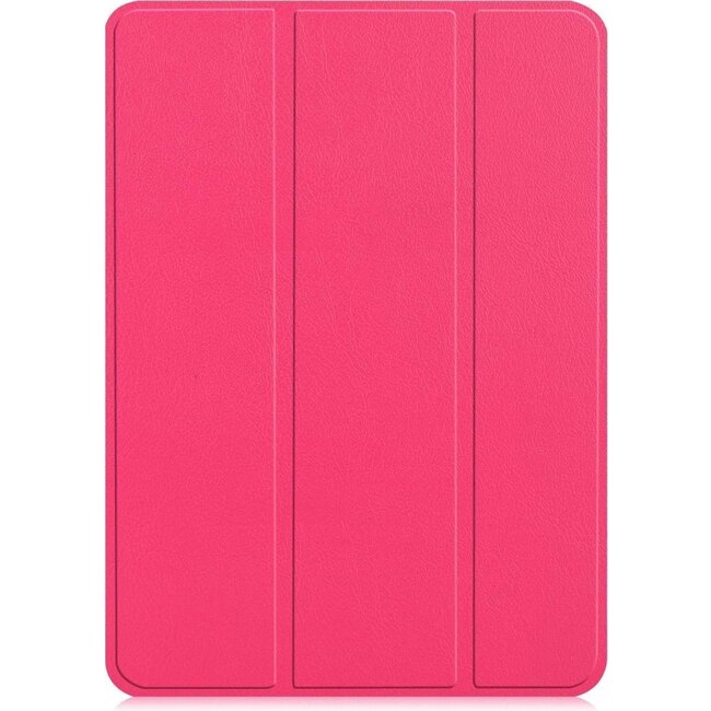 Tablet hoes voor Apple iPad Pro 11 inch (2022) tri-fold cover - Case met Auto Wake/Sleep functie - Magenta