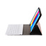 Case2go - Bluetooth Toetsenbord hoes geschikt voor Apple iPad 11 (2025) A16 / Apple iPad 10.9 Inch (2022) - QWERTY - Auto Wake/Sleep functie - Met Pencil Houder - Rose Gold