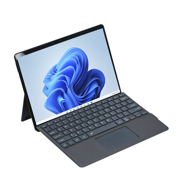 Microsoft Surface Pro X - Bluetooth Toetsenbord Cover - Met touchpad en toetsenbord verlichting - Zwart