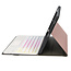 Case2go - Bluetooth Toetsenbord hoes geschikt voor Apple iPad 11 (2025) A16 / Apple iPad 10.9 (2022) - QWERTY Toetsenbord met verlichting - Pencil houder - Touchpad - Rose Goud