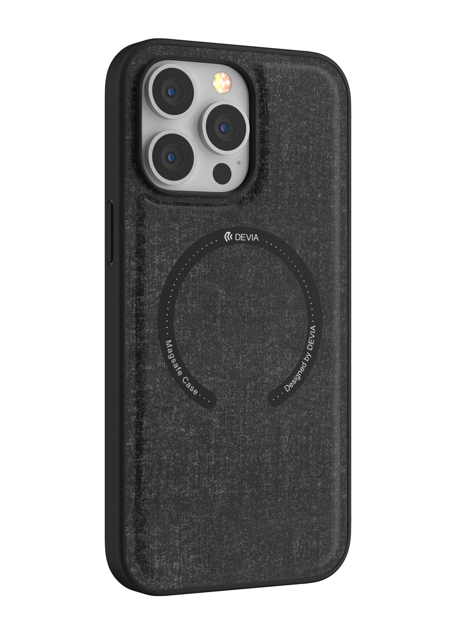 Hoesje geschikt voor Apple iPhone 14 Plus - Rango Series Case  - Back Cover met Magnetische Oplaadfunctie - Zwart afbeelding