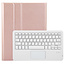 Case2go - Bluetooth Toetsenbord hoes geschikt voor Apple iPad 10 10.9 Inch (2022) - QWERTY - Auto Wake/Sleep functie - Met Pencil Houder - Touchpad - Rose Gold