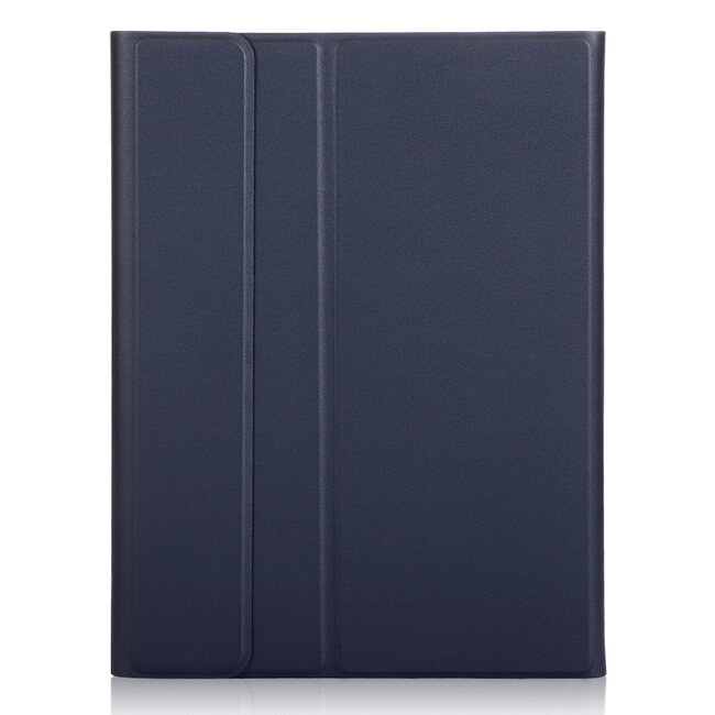 Case2go - Bluetooth Toetsenbord hoes geschikt voor Apple iPad 11 (2025) A16 / Apple iPad 10.9 Inch (2022) - QWERTY - Auto Wake/Sleep functie - Met Pencil Houder - Touchpad - Donker Blauw
