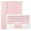 Case2go - Bluetooth Toetsenbord hoes geschikt voor Apple iPad 10 10.9 Inch (2022) - QWERTY - Auto Wake/Sleep functie - Met Pencil Houder - Touchpad - Roze