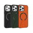 Hoesje geschikt voor Apple iPhone 14 Pro Max - Devia Magnetische Case - Back Cover met Standfunctie &amp;amp; Oplaadfuncties - Oranje