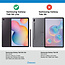 Tablet hoes geschikt voor Samsung Galaxy Tab S6 Lite (2022/2020) - Schokbestendige case met handvaten - Diamond Kids Cover met schouderriem - Magenta