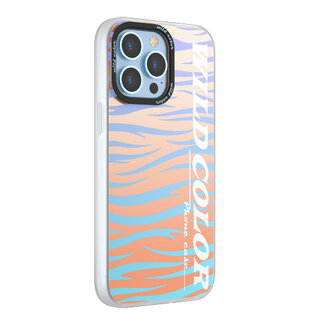 Devia Hoesje geschikt voor Apple iPhone 14 - Devia Protective Case - Back Cover met 3D Afbeelding - Transparant/Blauw