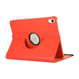 Case2go Case2go - Tablet hoes geschikt voor iPad 10 10.9 (2022) - Draaibare Bookcase - Oranje