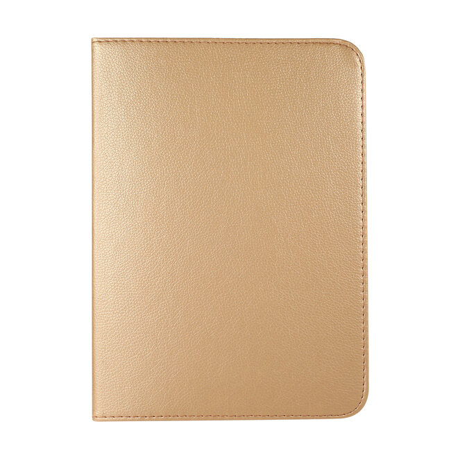 Case2go - Tablet hoes geschikt voor Apple iPad 11 (2025) A16 / Apple iPad 10.9 (2022) - Draaibare Bookcase - Goud