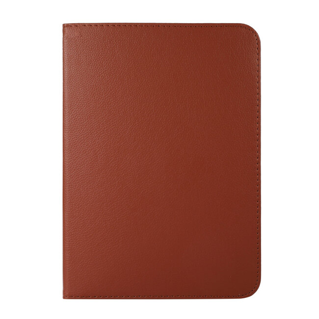 Case2go - Tablet hoes geschikt voor Apple iPad 11 (2025) A16 / Apple iPad 10.9 (2022) - Draaibare Bookcase - Bruin