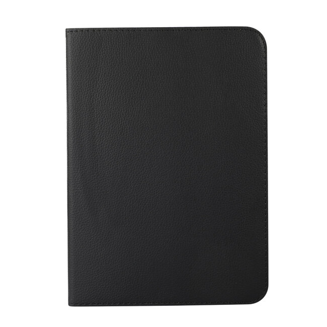 Case2go - Tablet hoes geschikt voor Apple iPad 11 (2025) A16 / Apple iPad 10.9 (2022) - Draaibare Bookcase - Zwart