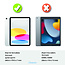 Case2go - Tablet hoes geschikt voor iPad 10 10.9 (2022) - Draaibare Bookcase - Roze