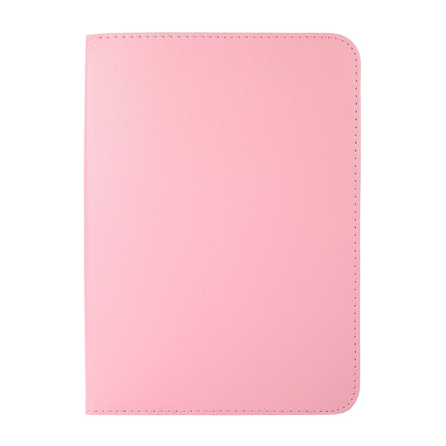 Case2go - Tablet hoes geschikt voor Apple iPad 11 (2025) A16 / Apple iPad 10.9 (2022) - Draaibare Bookcase - Roze