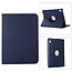 Case2go - Tablet hoes geschikt voor iPad 10 10.9 (2022) - Draaibare Bookcase - Donker Blauw