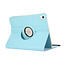 Case2go - Tablet hoes geschikt voor iPad 10 10.9 (2022) - Draaibare Bookcase - Licht Blauw