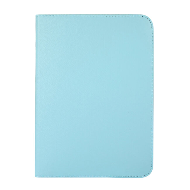 Case2go - Tablet hoes geschikt voor Apple iPad 11 (2025) A16 / Apple iPad 10.9 (2022) - Draaibare Bookcase - Licht Blauw