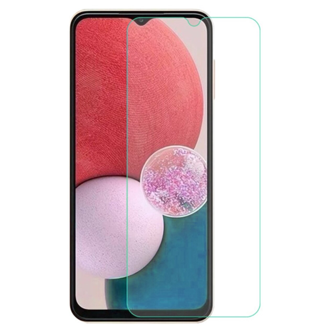 Case2go - Screenprotector geschikt voor Samsung Galaxy A14 - Tempered Glass - Gehard Glas - Transparant afbeelding