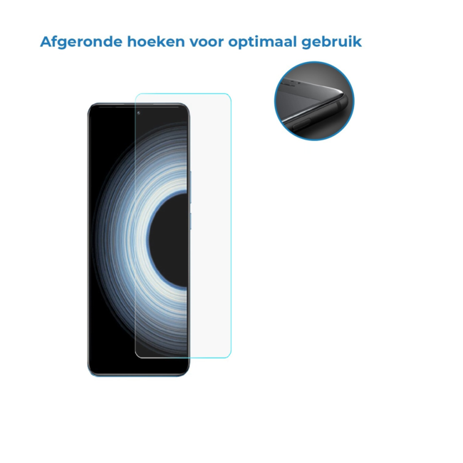 Case2go - Screenprotector geschikt voor Xiaomi 13 - Tempered Glass - Gehard Glas - Transparant