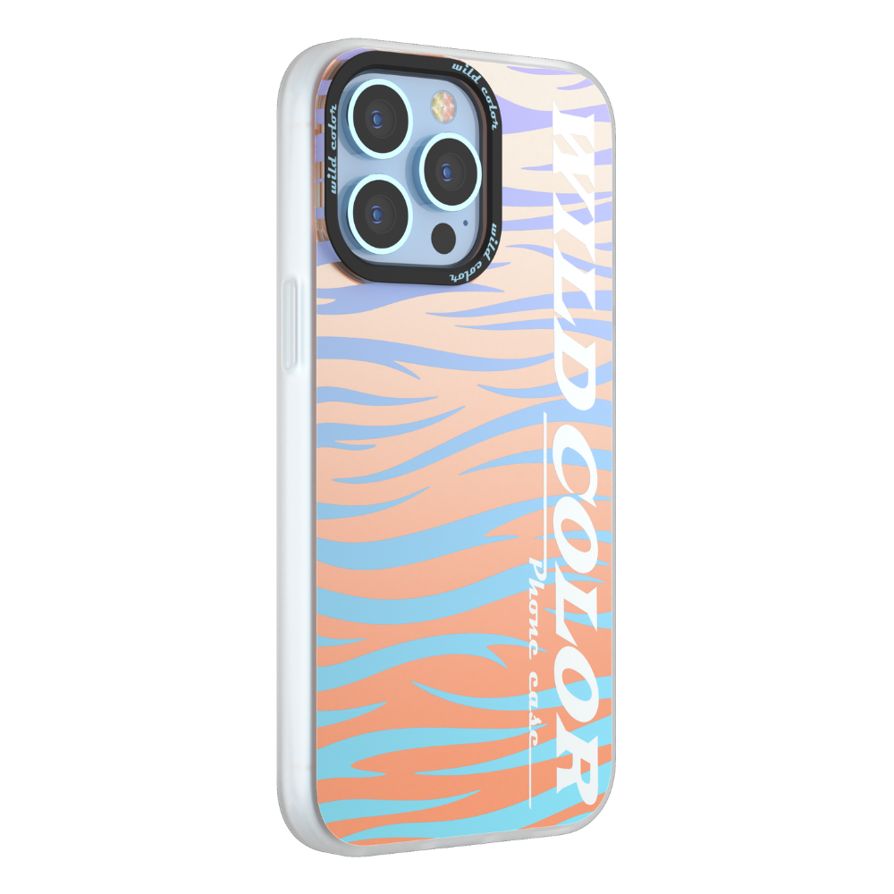 Hoesje geschikt voor Apple iPhone 14 Pro Max - Devia Protective Case - Back Cover met 3D Afbeelding - Transparant/Blauw afbeelding