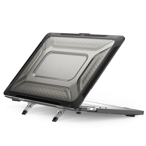 HardShell - Jacket Laptopcase geschikt voor Macbook 16.2Pro (2019) - Super Scratch Proof - Hard Case - Zwart afbeelding