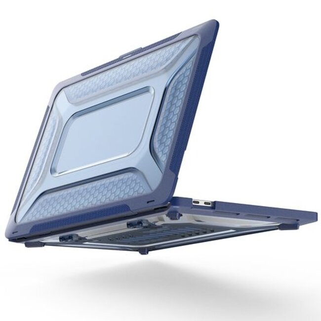 HardShell - Laptoptas- Laptop Case Geschikt voor Macbook 16.2Pro (2019) - Laptophoes- Super Krasbestendig - Laptop Sleeve- Laptop Tas- Hard Shell Case - Blauw