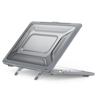 Devia HardShell - Jacket Laptopcase geschikt voor Macbook 16.2Pro (2019) - Super Scratch Proof - Hard Case - Grijs