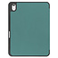 Case2go - Tablet hoes geschikt voor Apple iPad 10 10.9 (2022) - Tri-fold hoes met Auto/Wake functie en Magnetische sluiting - TPU Cover Met Pencil Houder - Donker Groen