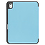 Case2go - Tablet hoes geschikt voor Apple iPad 10 10.9 (2022) - Tri-fold hoes met Auto/Wake functie en Magnetische sluiting - TPU Cover Met Pencil Houder - Licht Blauw