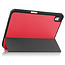 Case2go - Tablet hoes geschikt voor Apple iPad 10 10.9 (2022) - Tri-fold hoes met Auto/Wake functie en Magnetische sluiting - TPU Cover Met Pencil Houder - Rood