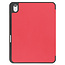 Case2go - Tablet hoes geschikt voor Apple iPad 10 10.9 (2022) - Tri-fold hoes met Auto/Wake functie en Magnetische sluiting - TPU Cover Met Pencil Houder - Rood