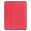 Case2go - Tablet hoes geschikt voor Apple iPad 10 10.9 (2022) - Tri-fold hoes met Auto/Wake functie en Magnetische sluiting - TPU Cover Met Pencil Houder - Rood