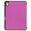 Case2go - Tablet hoes geschikt voor Apple iPad 10 10.9 (2022) - Tri-fold hoes met Auto/Wake functie en Magnetische sluiting - TPU Cover Met Pencil Houder - Paars