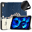 Case2go - Tablet hoes geschikt voor Apple iPad 10 10.9 (2022) - Tri-fold hoes met Auto/Wake functie en Magnetische sluiting - TPU Cover Met Pencil Houder - Goodnight