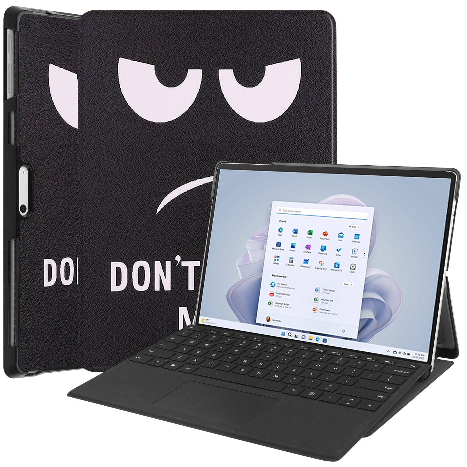 System-S Tafelhouder afsluitbaar 360° voor Microsoft Surface Pro 9 13.0