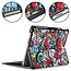 Case2go - Hoes geschikt voor Microsoft Surface Pro 9 - 13 inch Cover - Book Case met Stand Functie - Grafitti